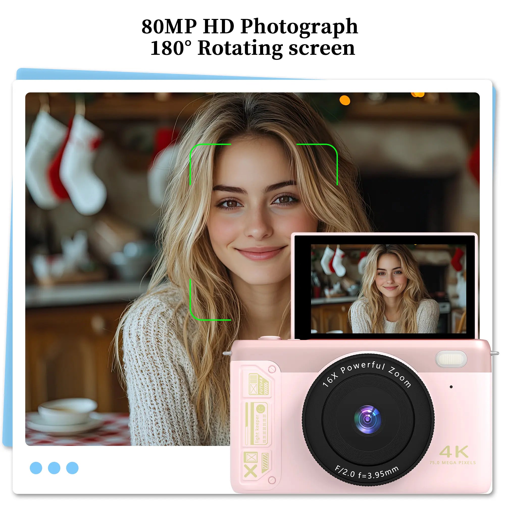 The ProShot 5K Retro Digicam | Vintage Creator Camera with 180° Flip Vlog Screen