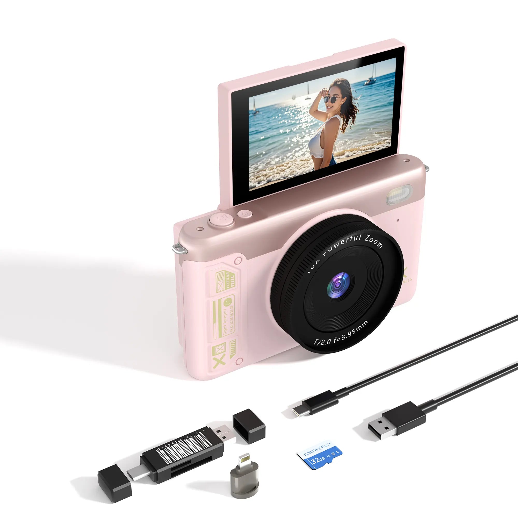 The ProShot 5K Retro Digicam | Vintage Creator Camera with 180° Flip Vlog Screen